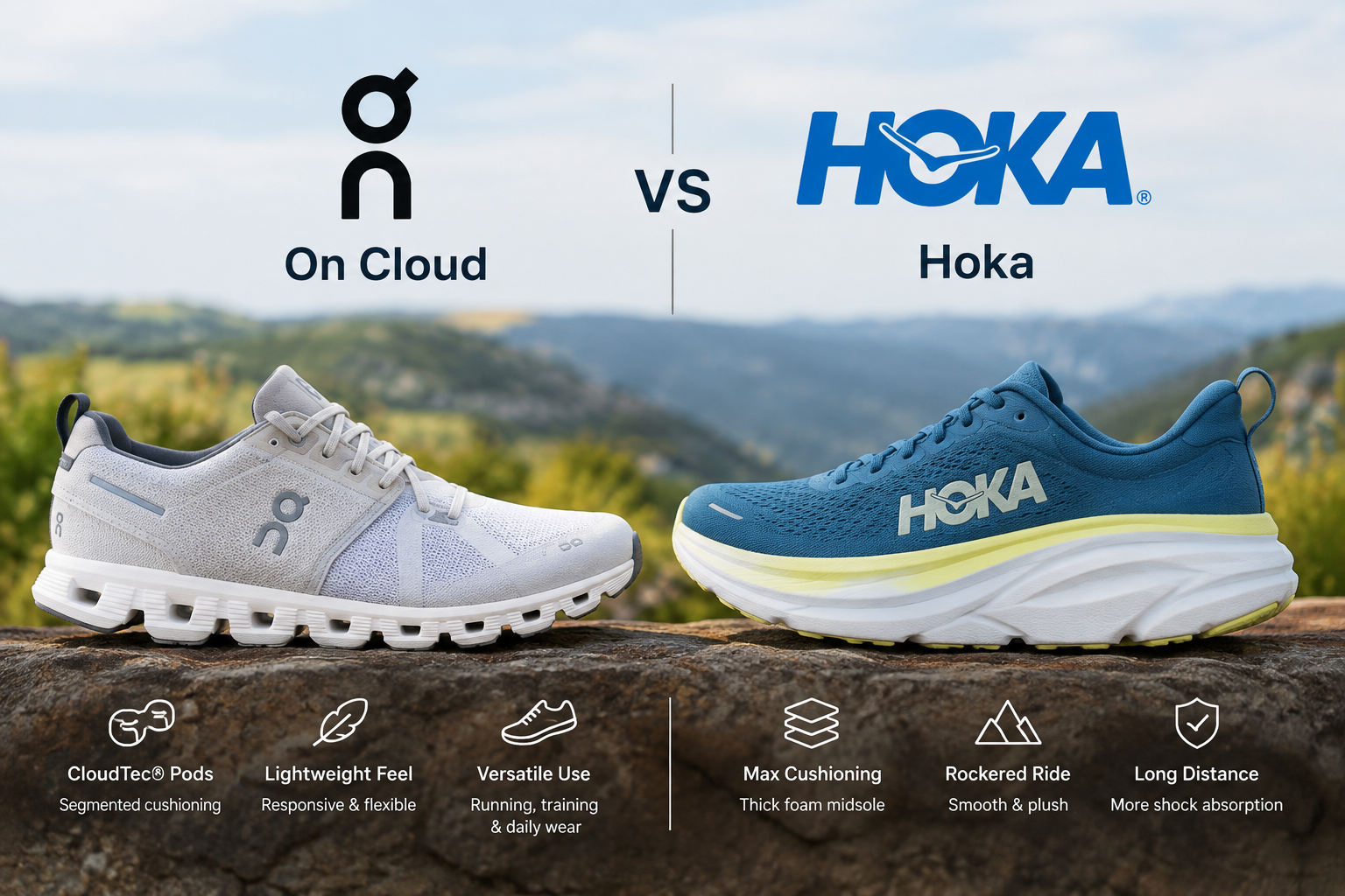 On Cloud vs Hoka: Which Cushioned Shoe Is Right for You?