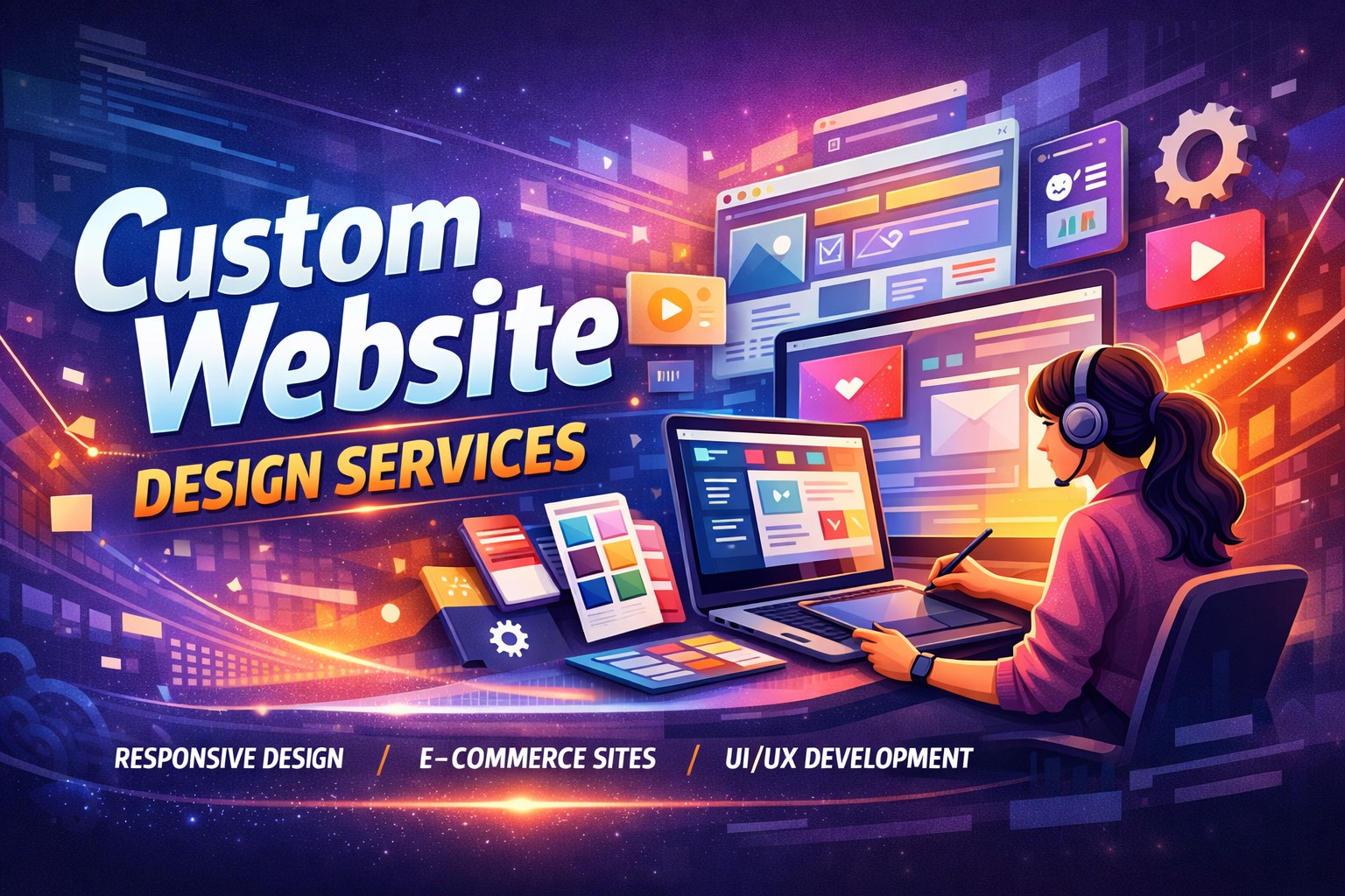 custom website design services