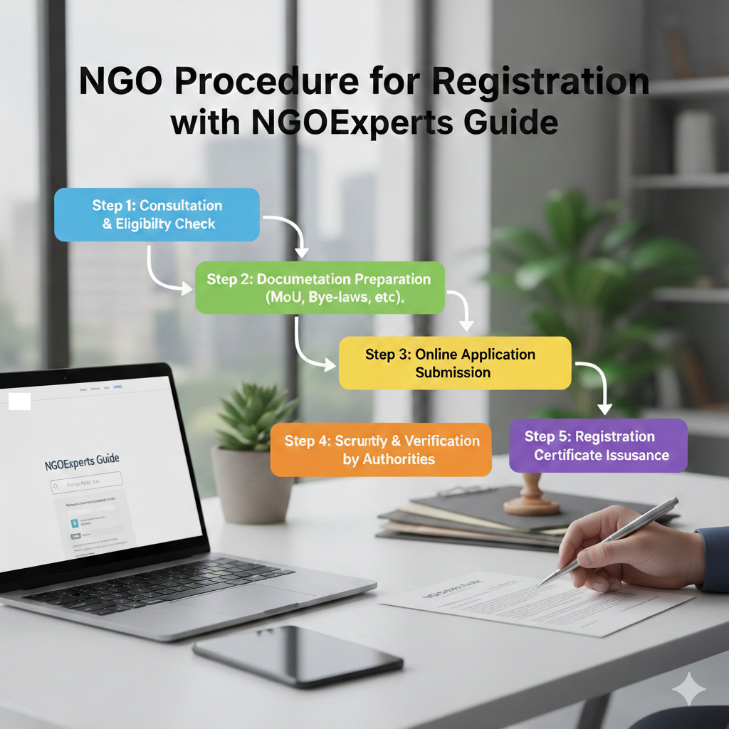 NGO Procedure for Registration with NGOExperts Guide