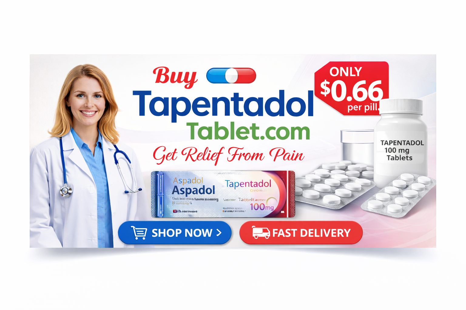Aspadol 100mg Tablet for the treatment of elbow pain