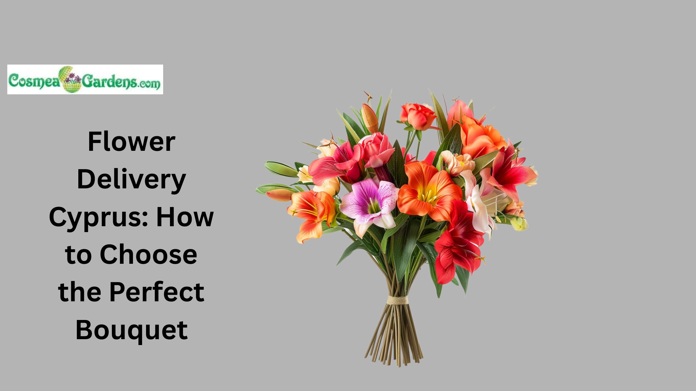 Flower Delivery Cyprus: How to Choose the Perfect Bouquet