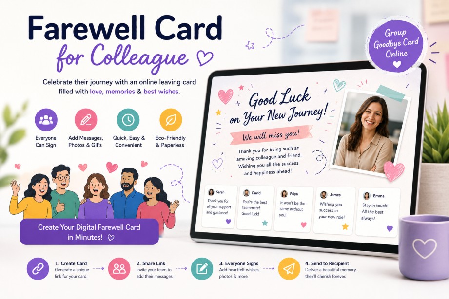 Why an Online Leaving Card Makes Every Goodbye More Meaningful