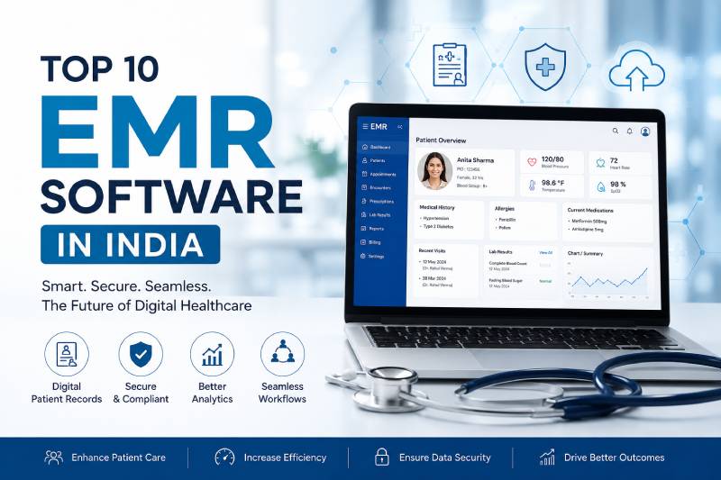 Top 10 EMR Software in India