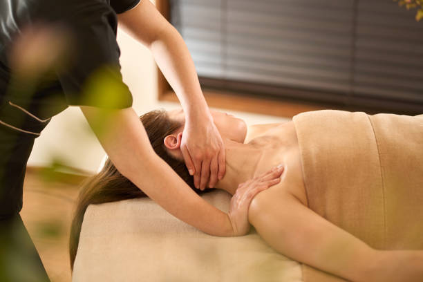 Lymphatic Massage positions and movements to reduce puffiness