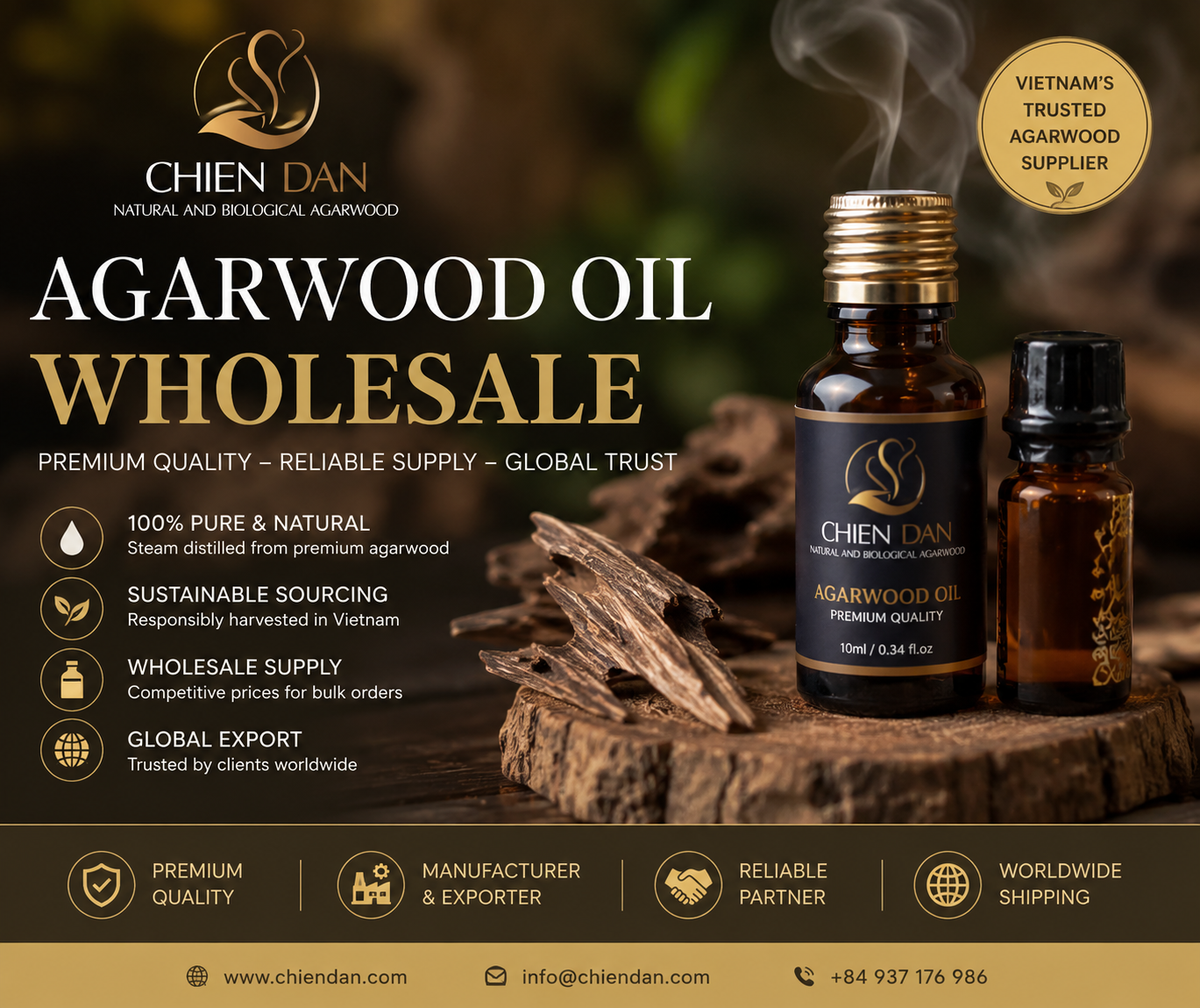Scale Your Business with a Reliable Agarwood Wholesale Supplier in Vietnam