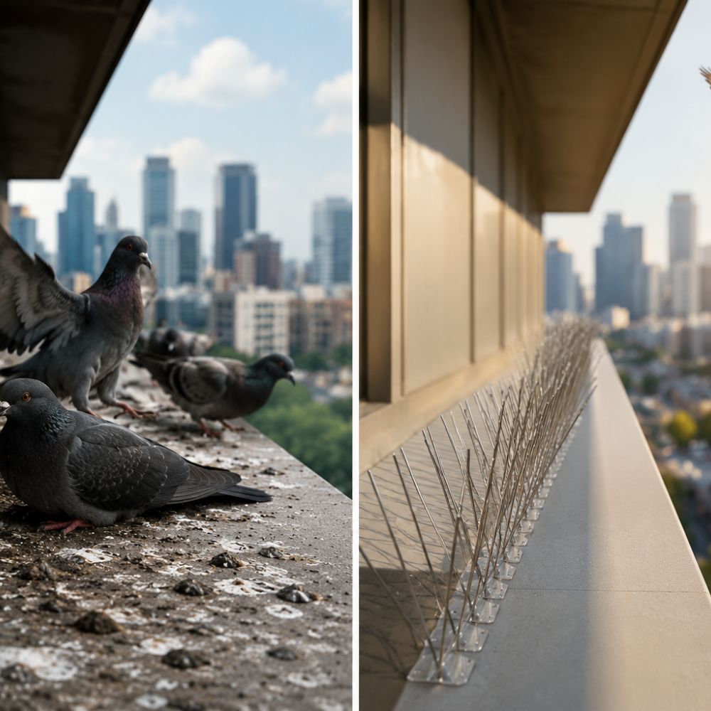 Bird Spikes in Dubai for Factory Buildings