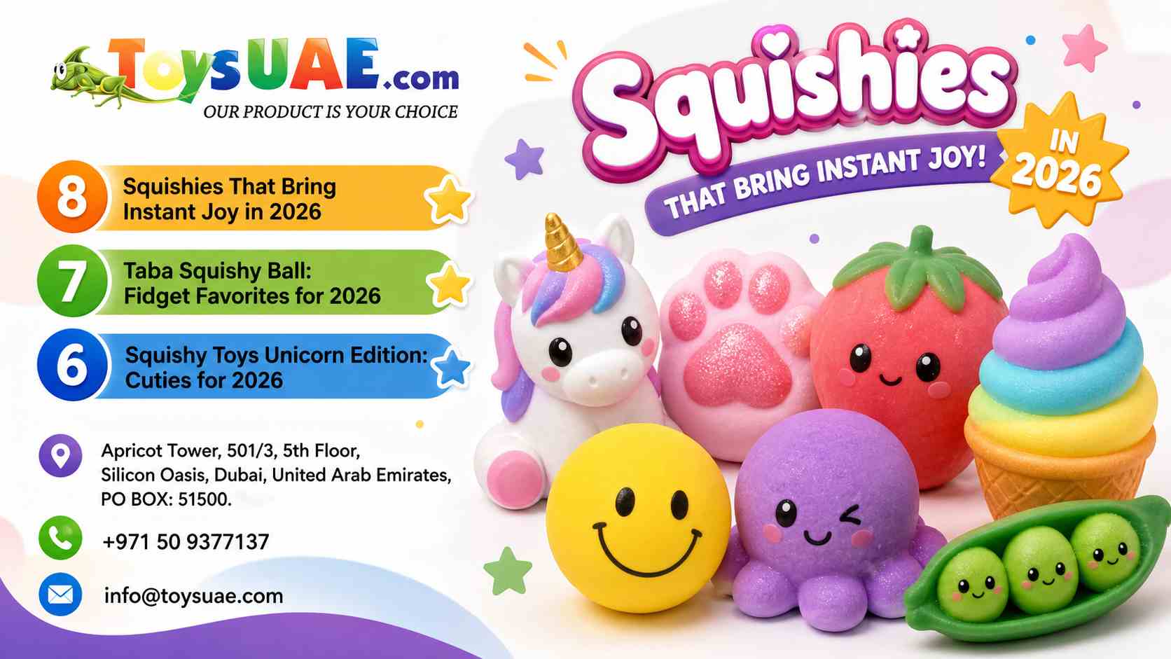 8 Squishies That Bring Instant Joy in 2026