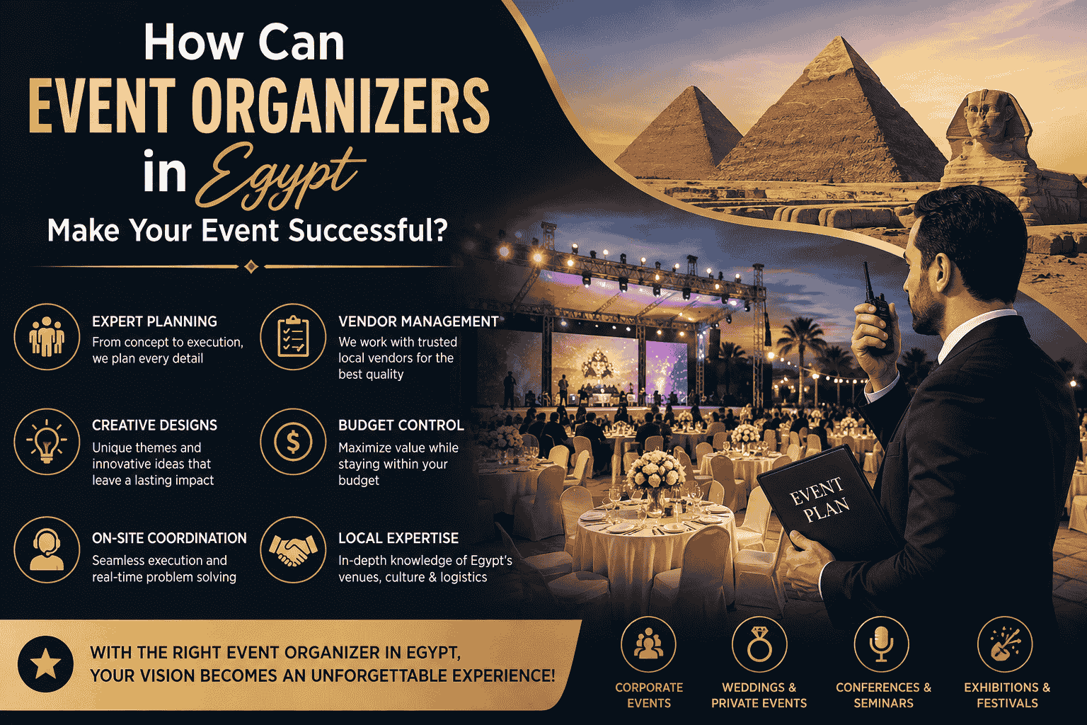 How Can Event Organizers in Egypt Make Your Event Successful?