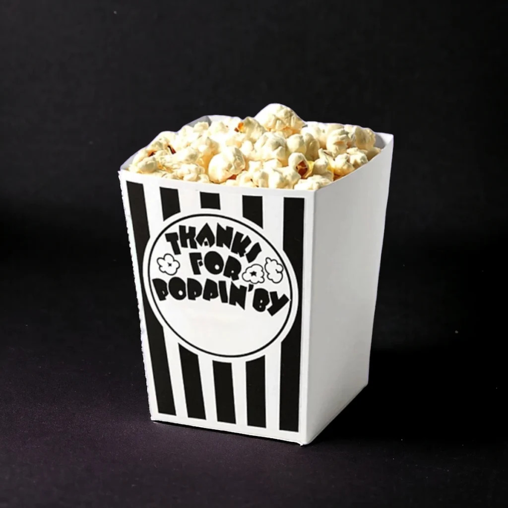 Popcorn Boxes for UK Cinemas, Events and Food Businesses