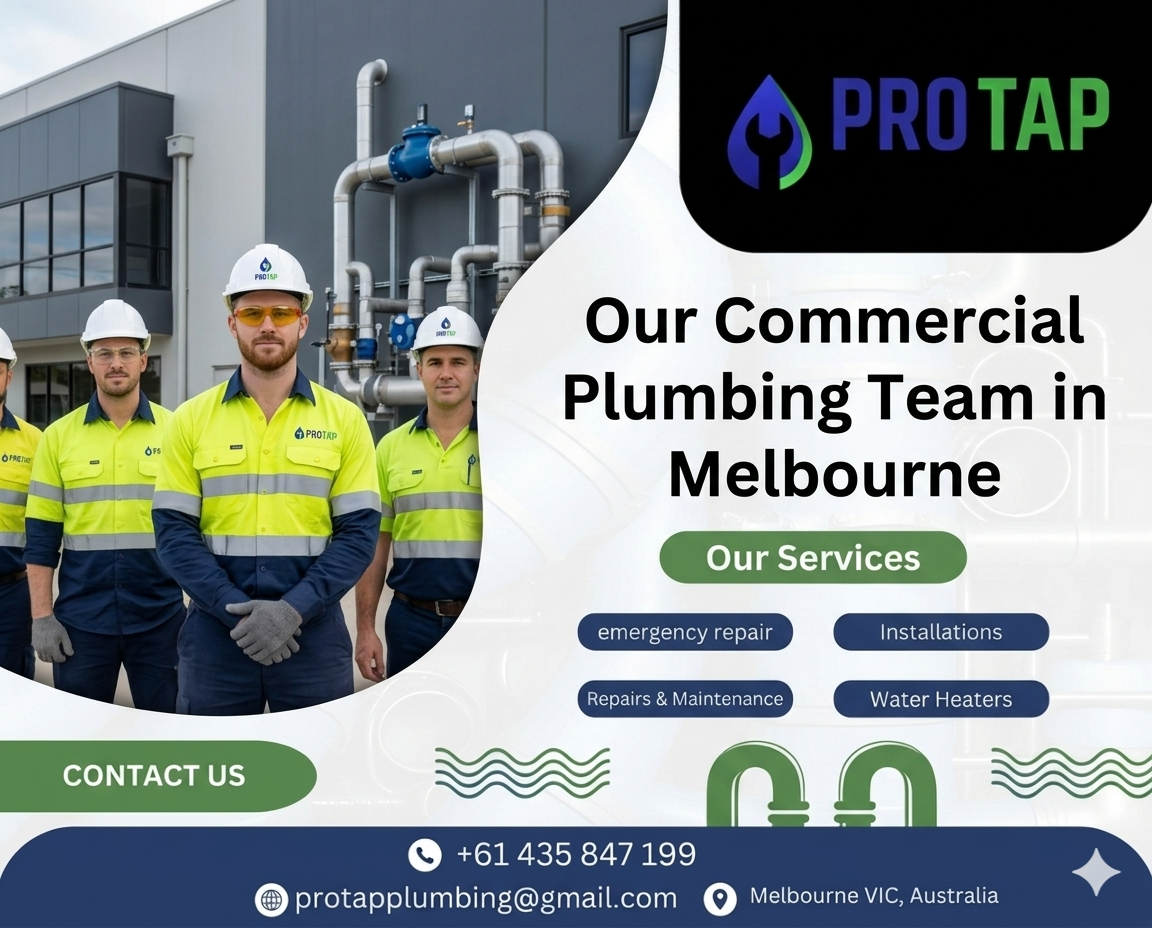 Commercial Plumbing in Melbourne: A Practical Guide for Businesses