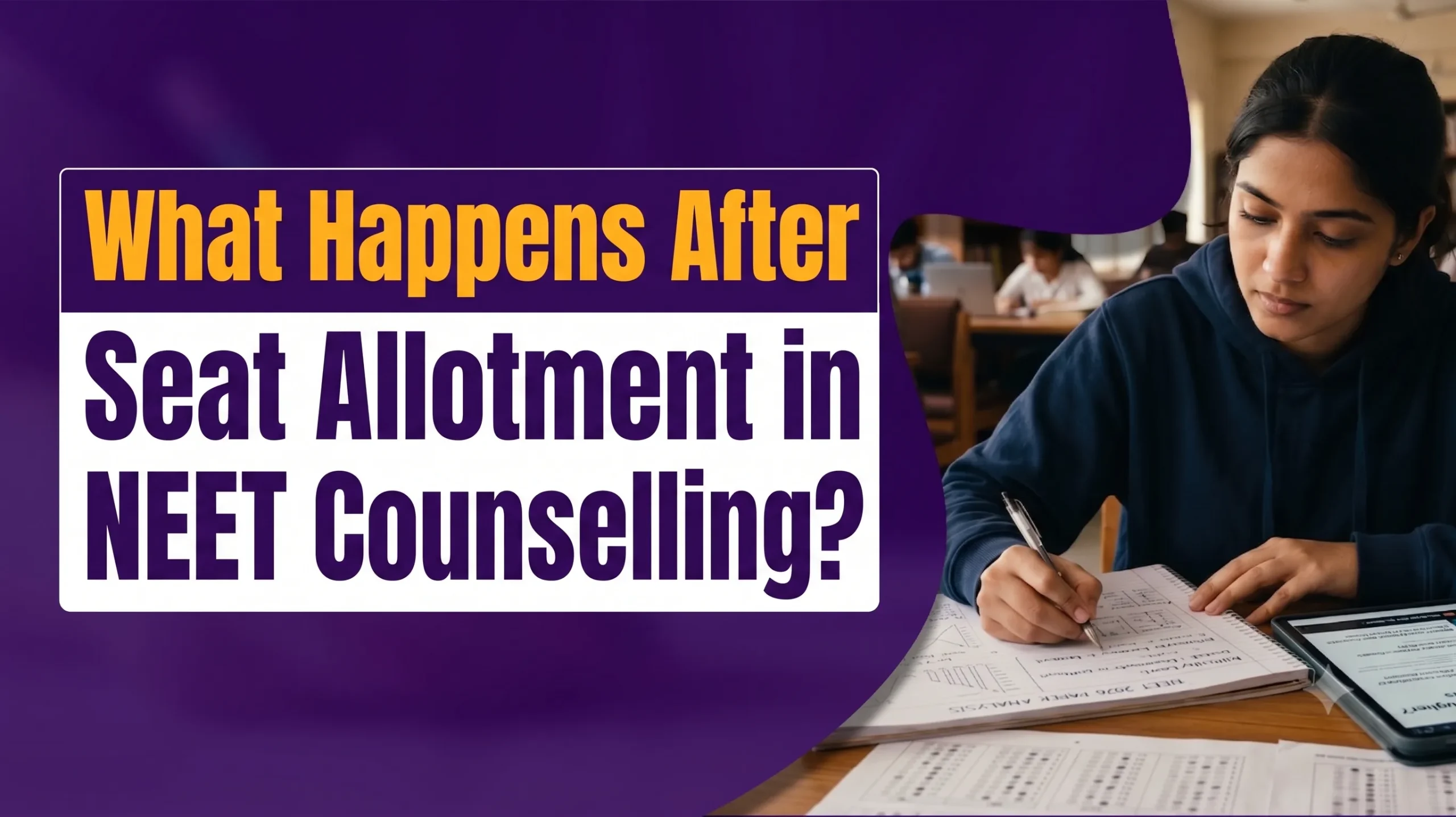 What Happens After Seat Allotment in NEET Counselling?