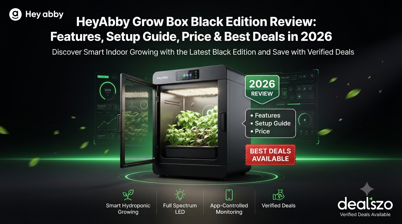HeyAbby Grow Box Black Edition Review: Features, Setup Guide, Price & Best Deals in 2026
