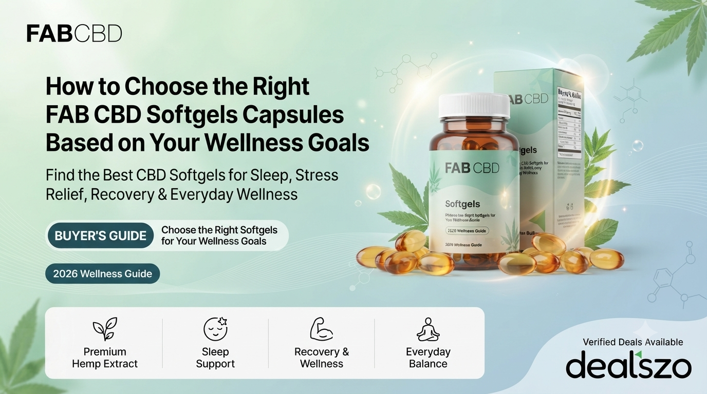 How to Choose the Right FAB CBD Softgels Capsules Based on Your Wellness Goals (2026 Guide)