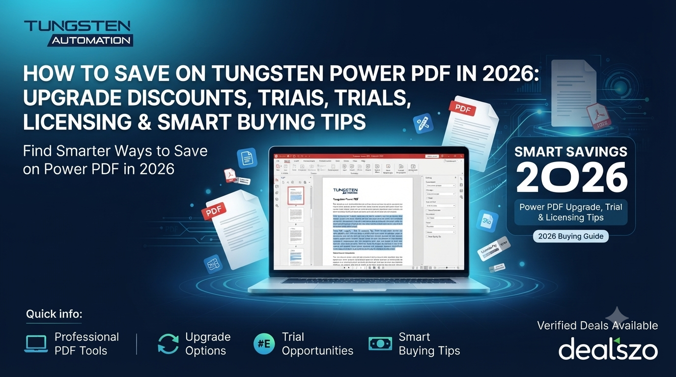 How to Save on Tungsten Power PDF in 2026: Upgrade Discounts, Trials, Licensing & Smart Buying Tips