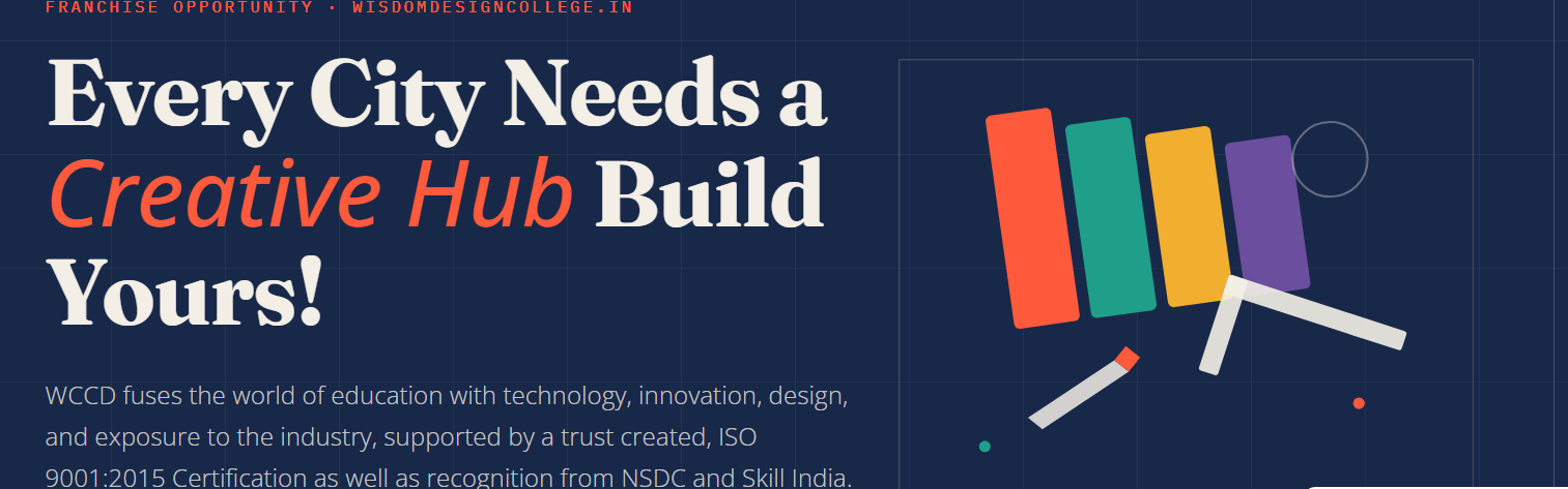Best Education Franchise in India – Start a Profitable Career Institute with Wisdom College for Creativity and Design