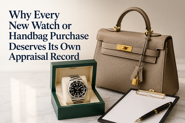 Building a Collection? Why Every New Watch or Handbag Purchase Deserves Its Own Appraisal Record
