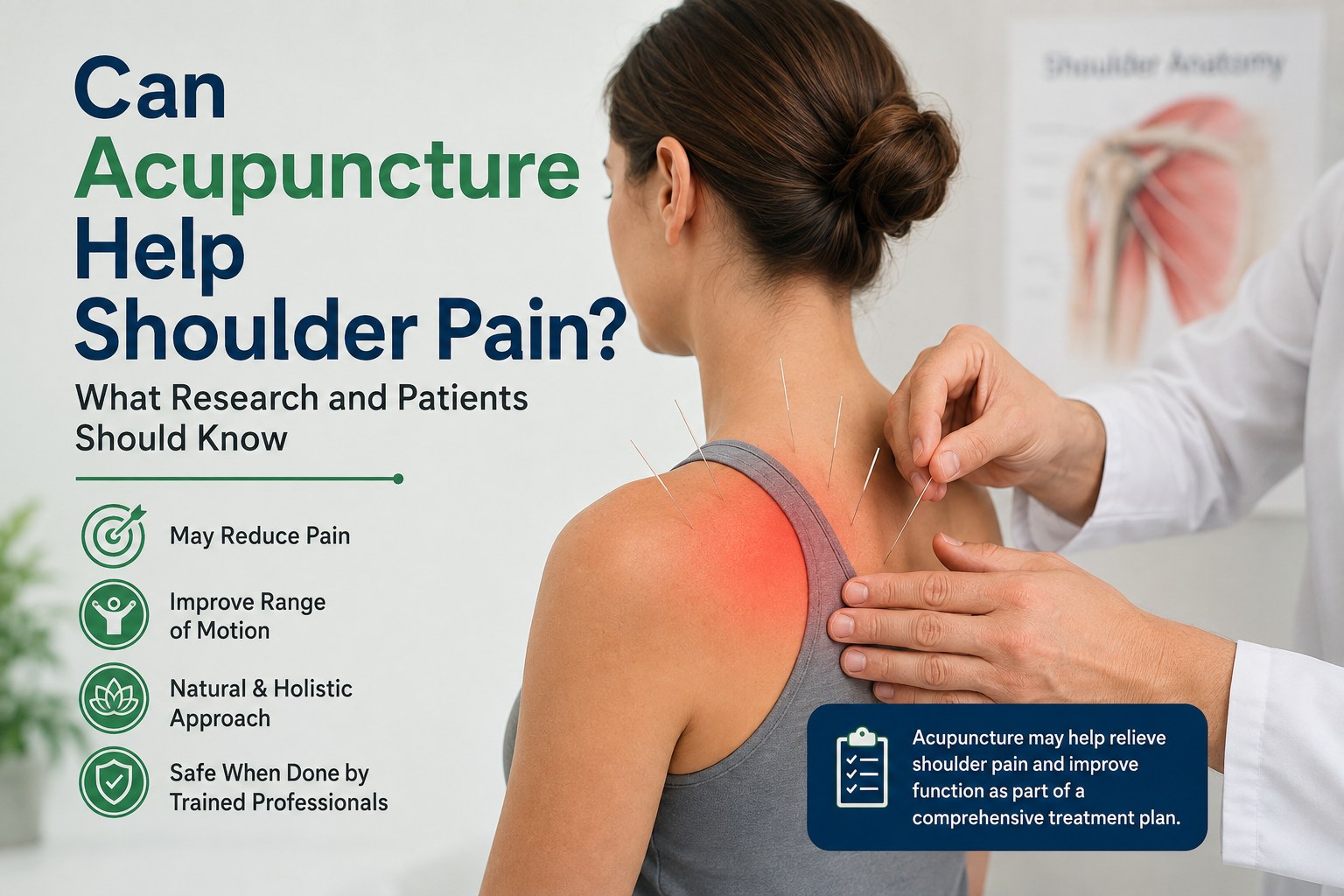 Can Acupuncture Help Shoulder Pain? What Research and Patients Should Know